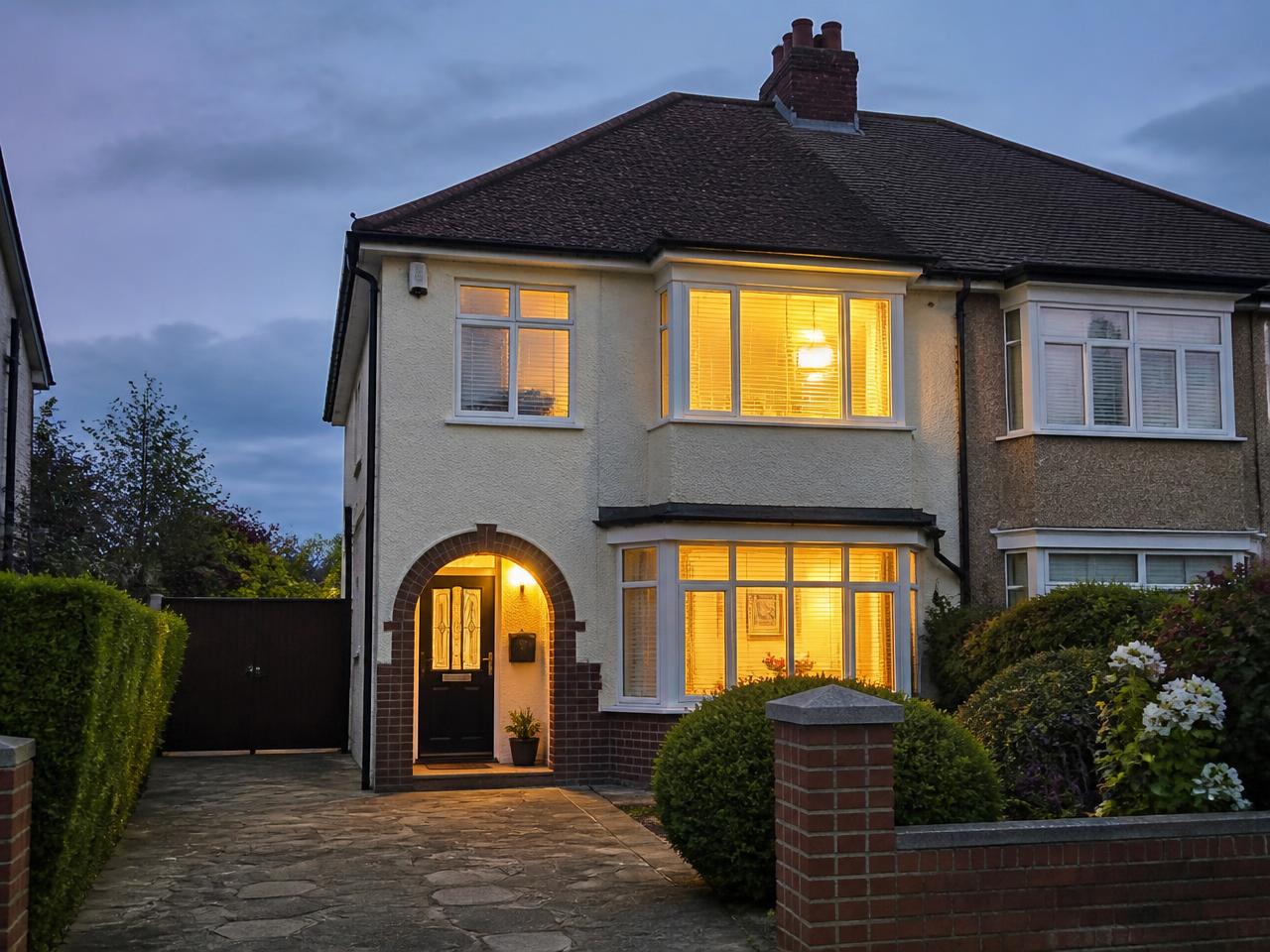 Family home in the North East with a discreet CCTV camera fitted under the eaves
